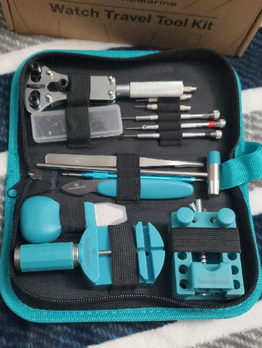 Technomarine Turquoise Travel Tool Kit Case